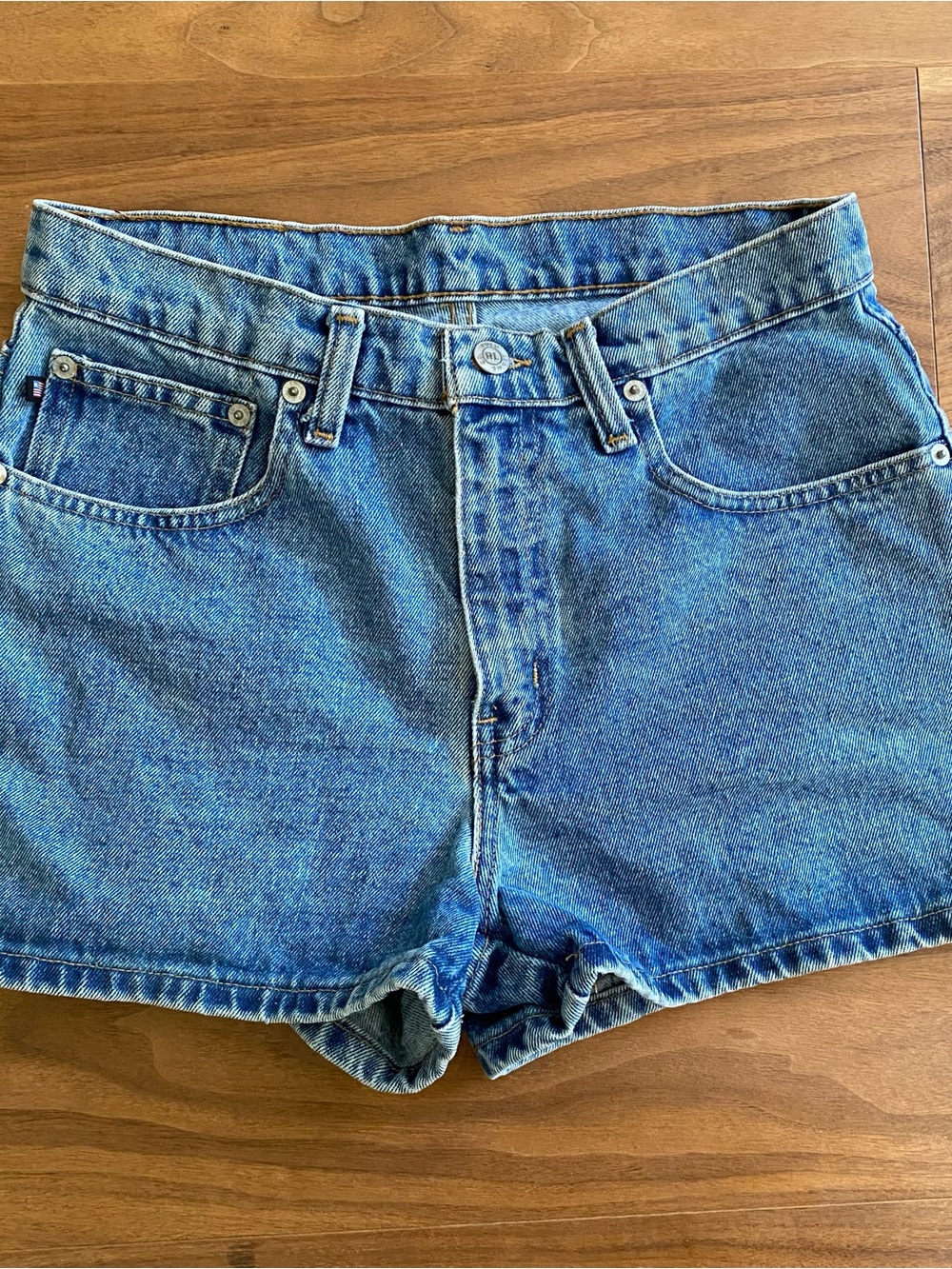 Polo Ralph Lauren Denim Shorts Size 8 High Rise